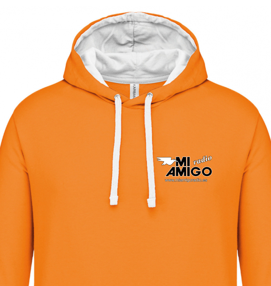 Unisex Hoodie lange mouwen Mi Amigo Radio (nieuw logo)