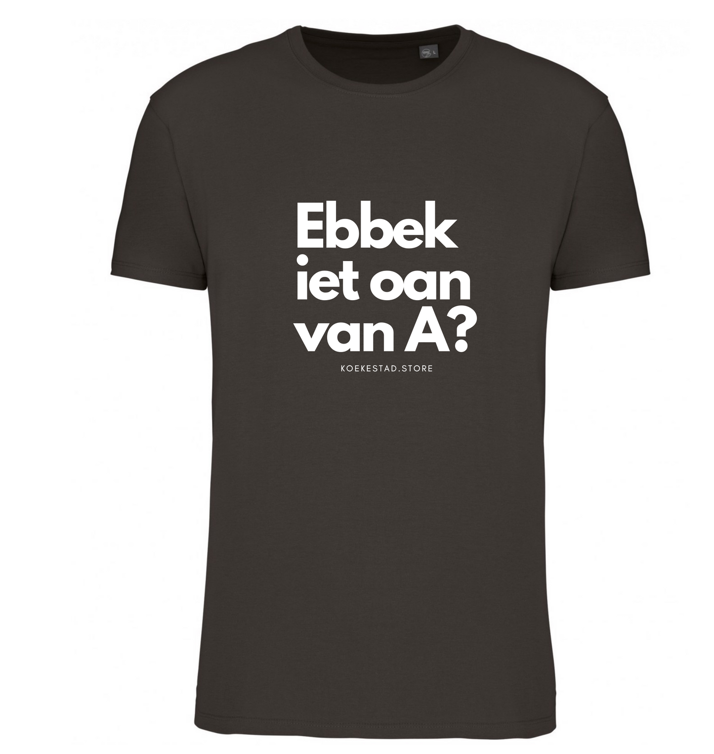 Premium T-Shirt - Ebbek iet oan van A - 100 % Biokatoen Unisex