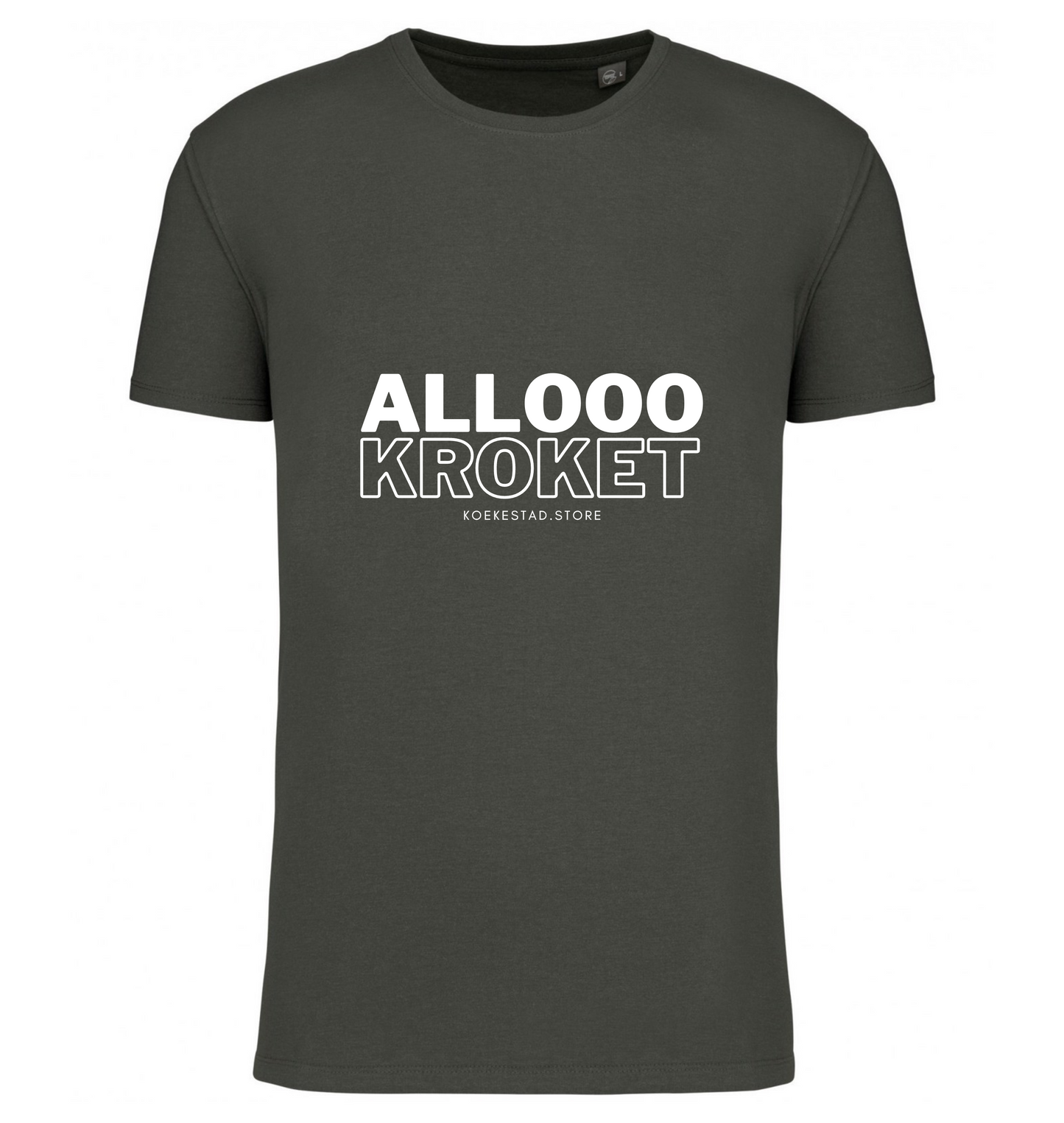 Premium T-Shirt - Allooo kroket - 100 % Biokatoen Unisex