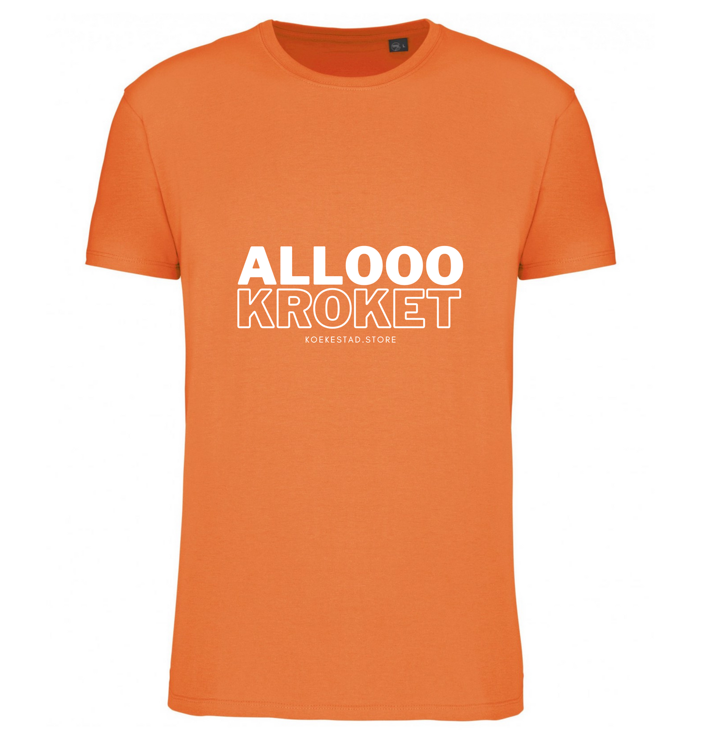 Premium T-Shirt - Allooo kroket - 100 % Biokatoen Unisex