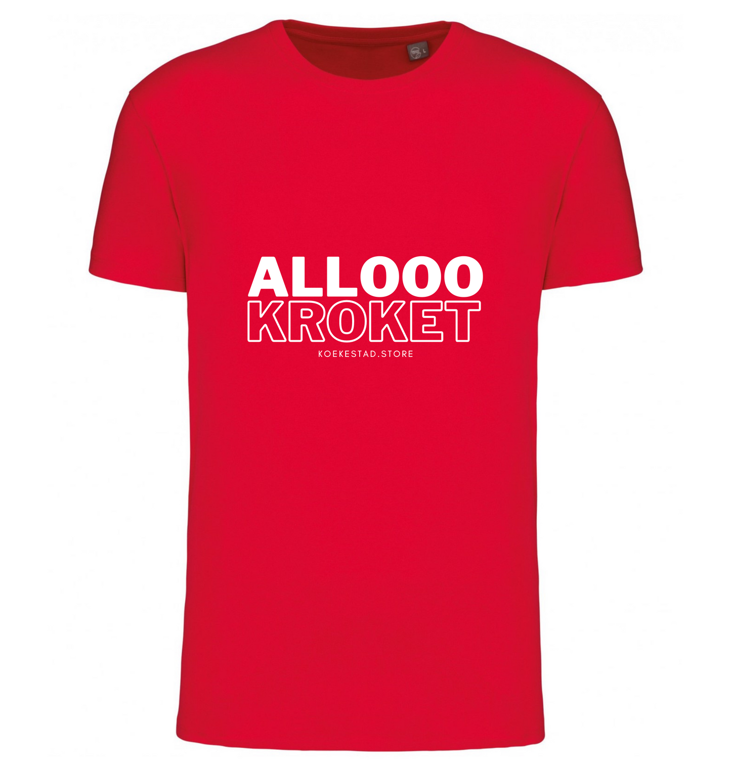 Premium T-Shirt - Allooo kroket - 100 % Biokatoen Unisex