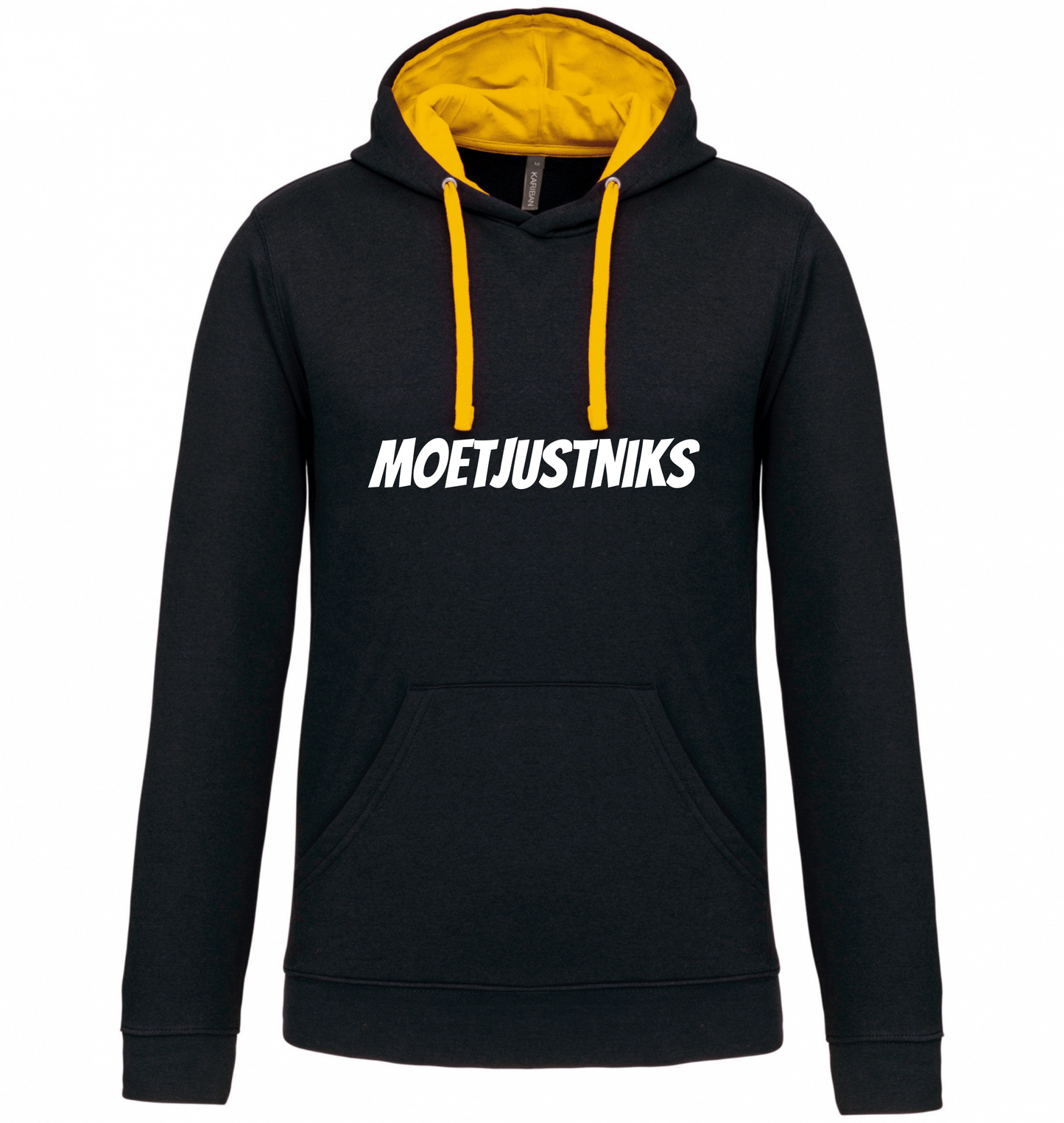 Hoodie Moet just niks - 100% Biokatoen - Unisex