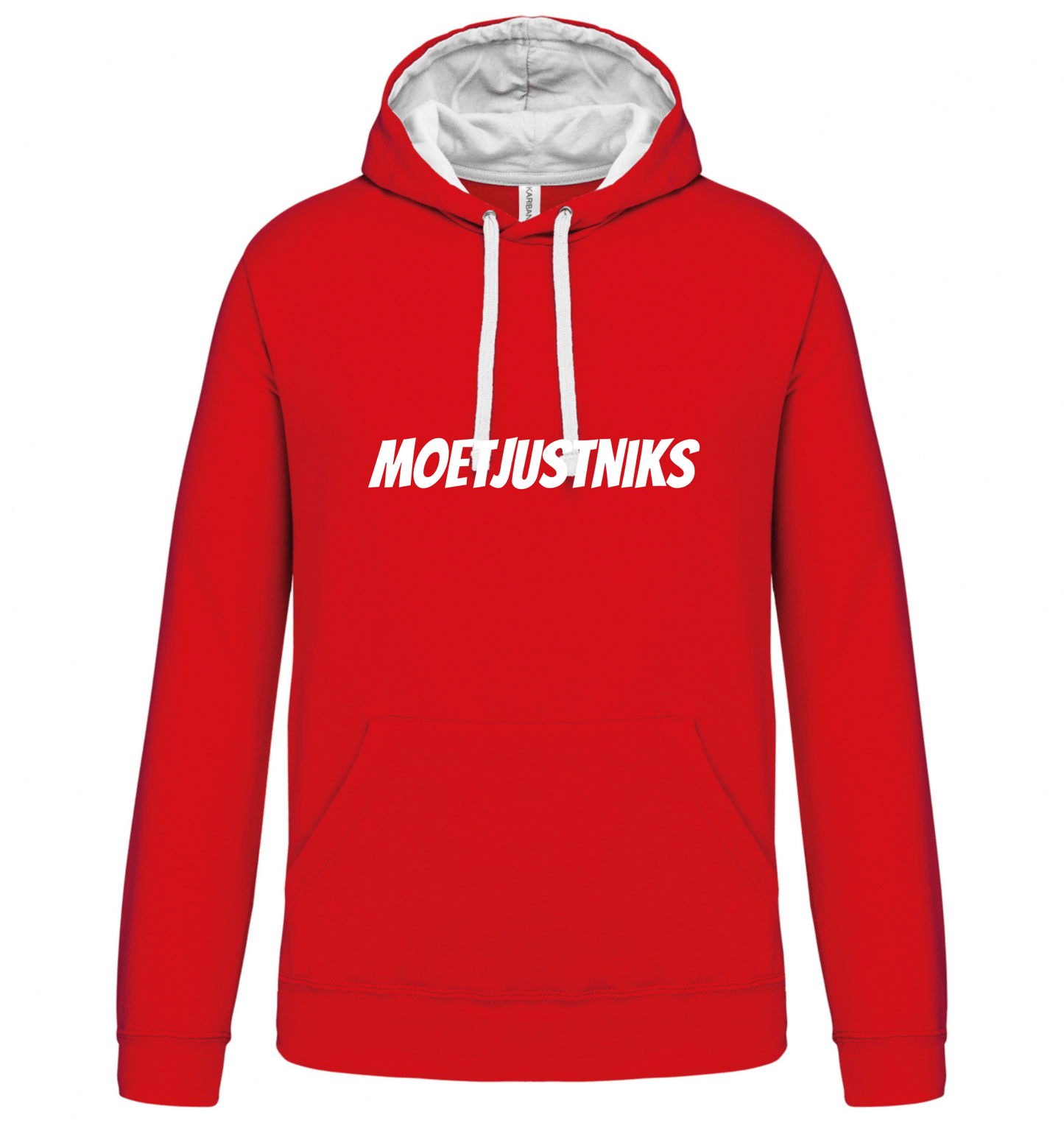 Hoodie Moet just niks - 100% Biokatoen - Unisex