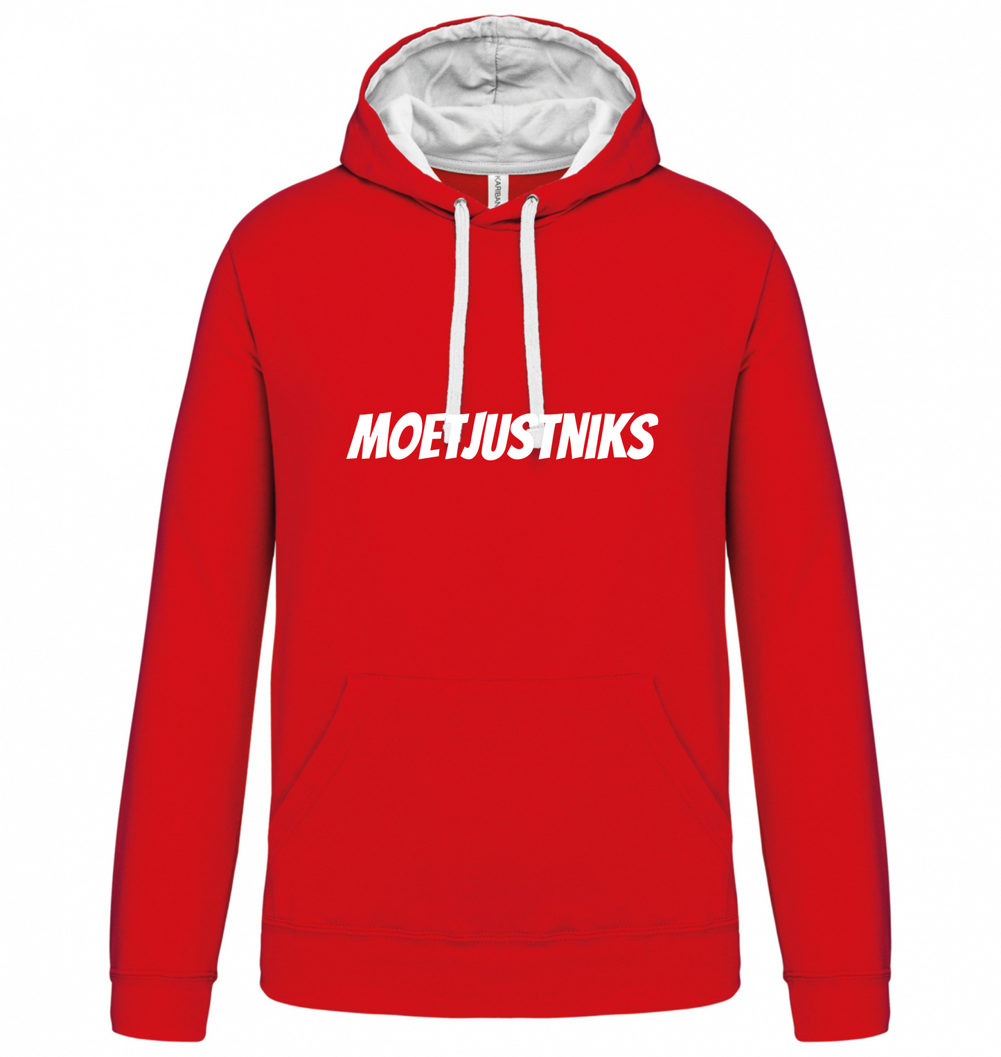 Hoodie Moet just niks - 100% Biokatoen - Unisex