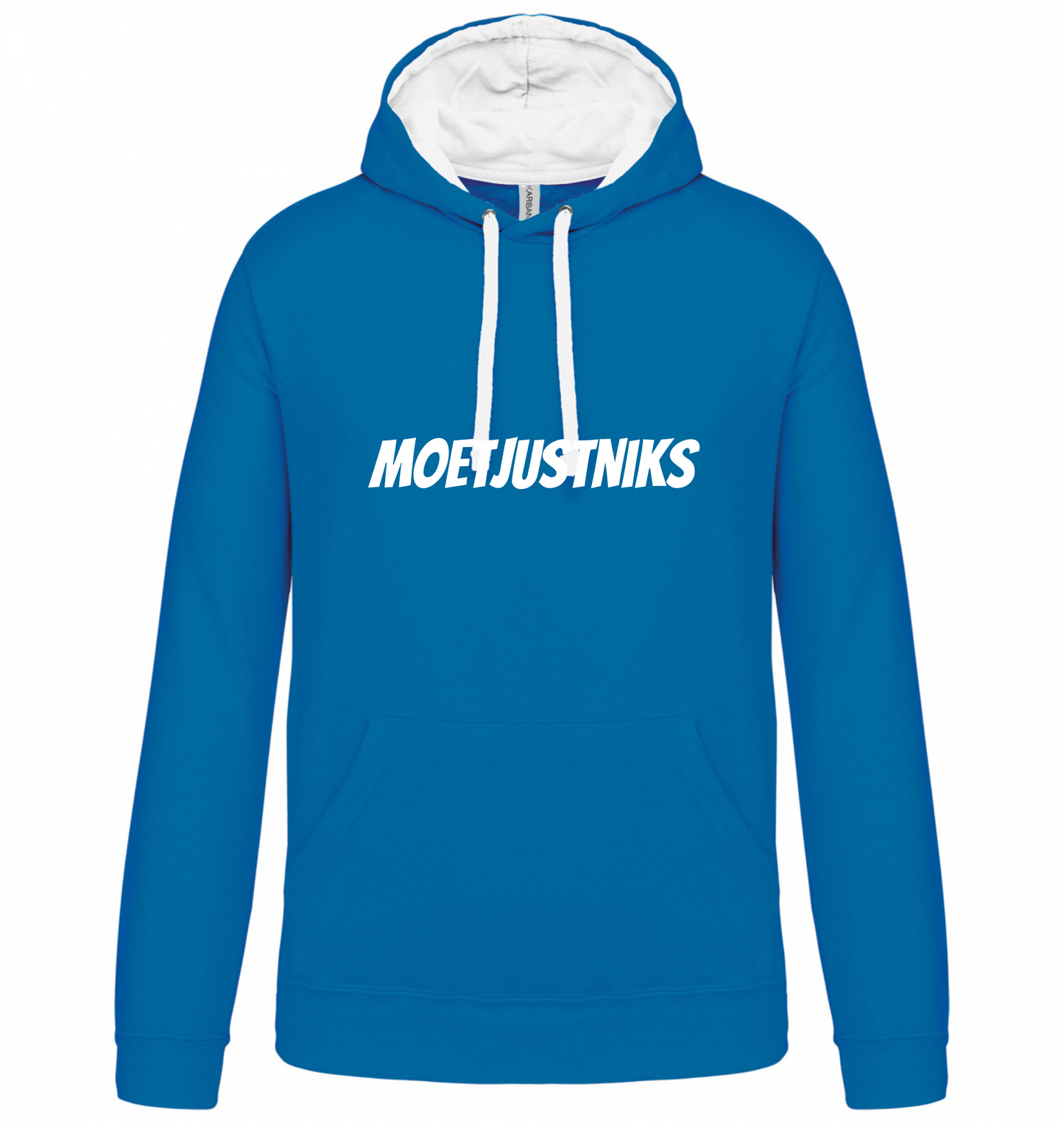 Hoodie Moet just niks - 100% Biokatoen - Unisex