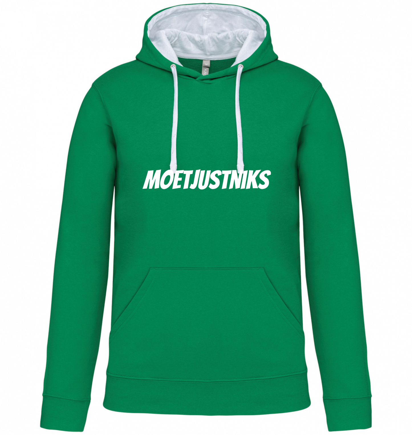 Hoodie Moet just niks - 100% Biokatoen - Unisex