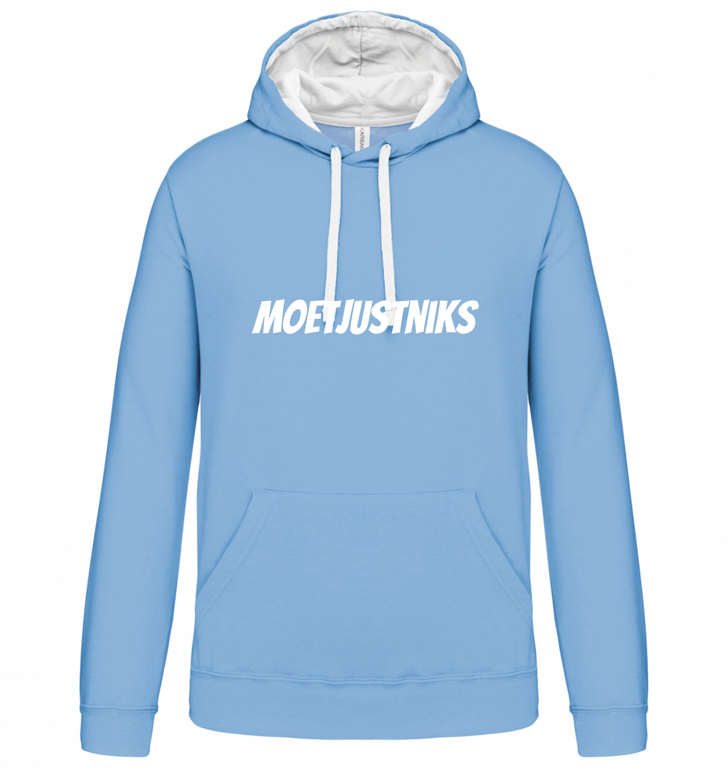 Hoodie Moet just niks - 100% Biokatoen - Unisex