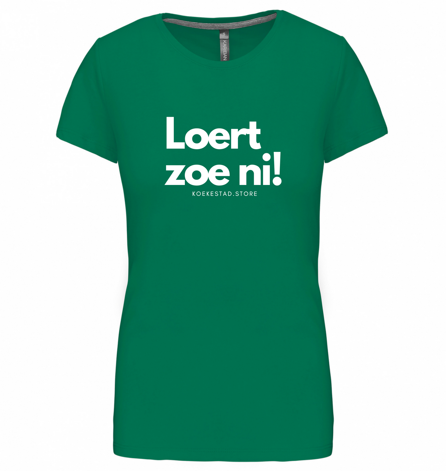 Premium Dames T-Shirt Loert zoe ni 2 - 100 % Biokatoen