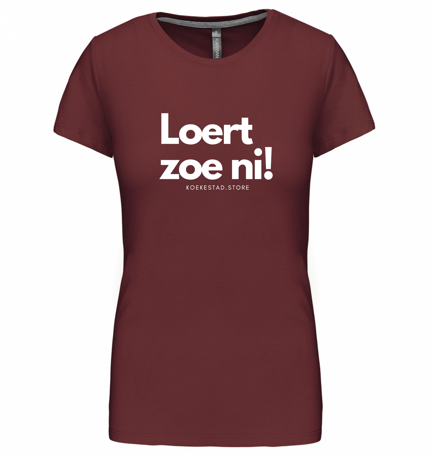 Premium Dames T-Shirt Loert zoe ni 2 - 100 % Biokatoen