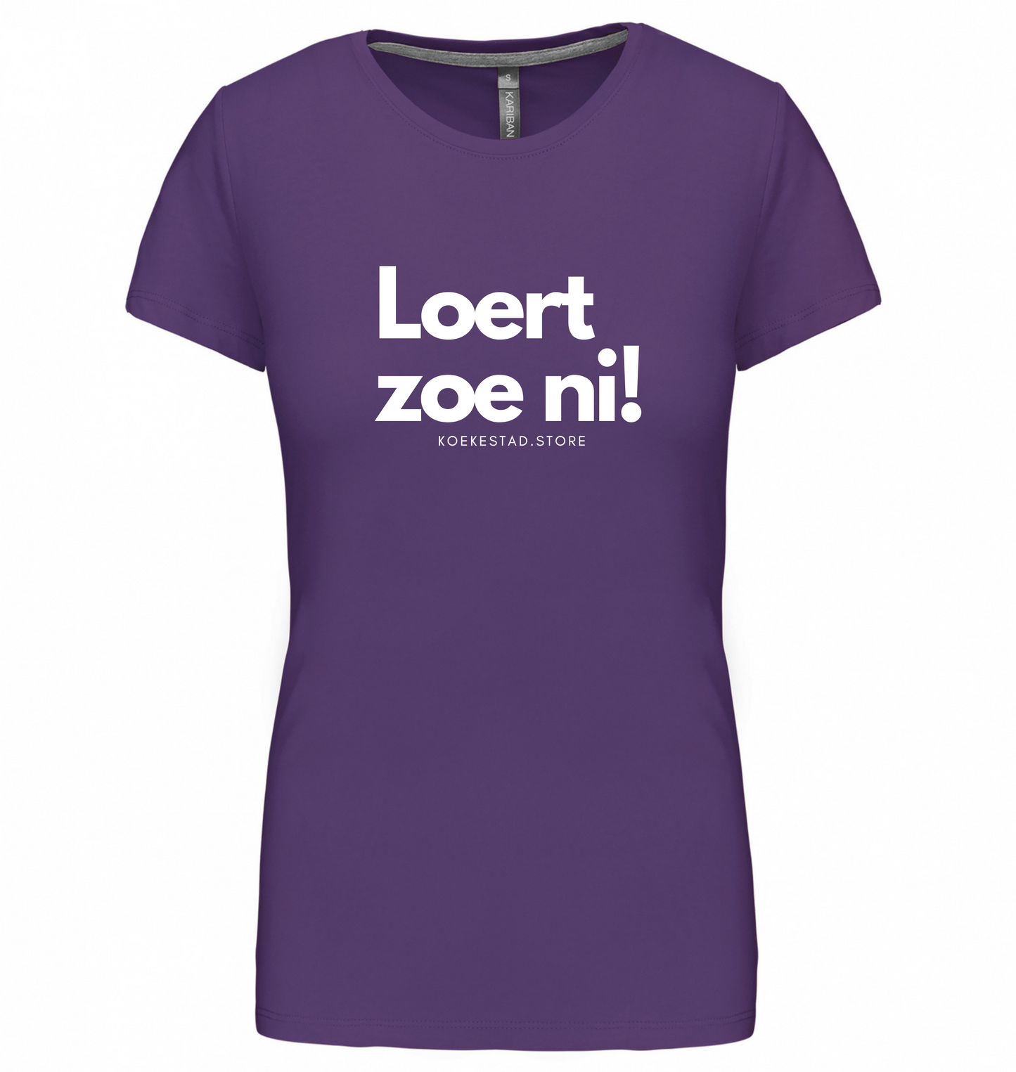 Premium Dames T-Shirt Loert zoe ni 2 - 100 % Biokatoen