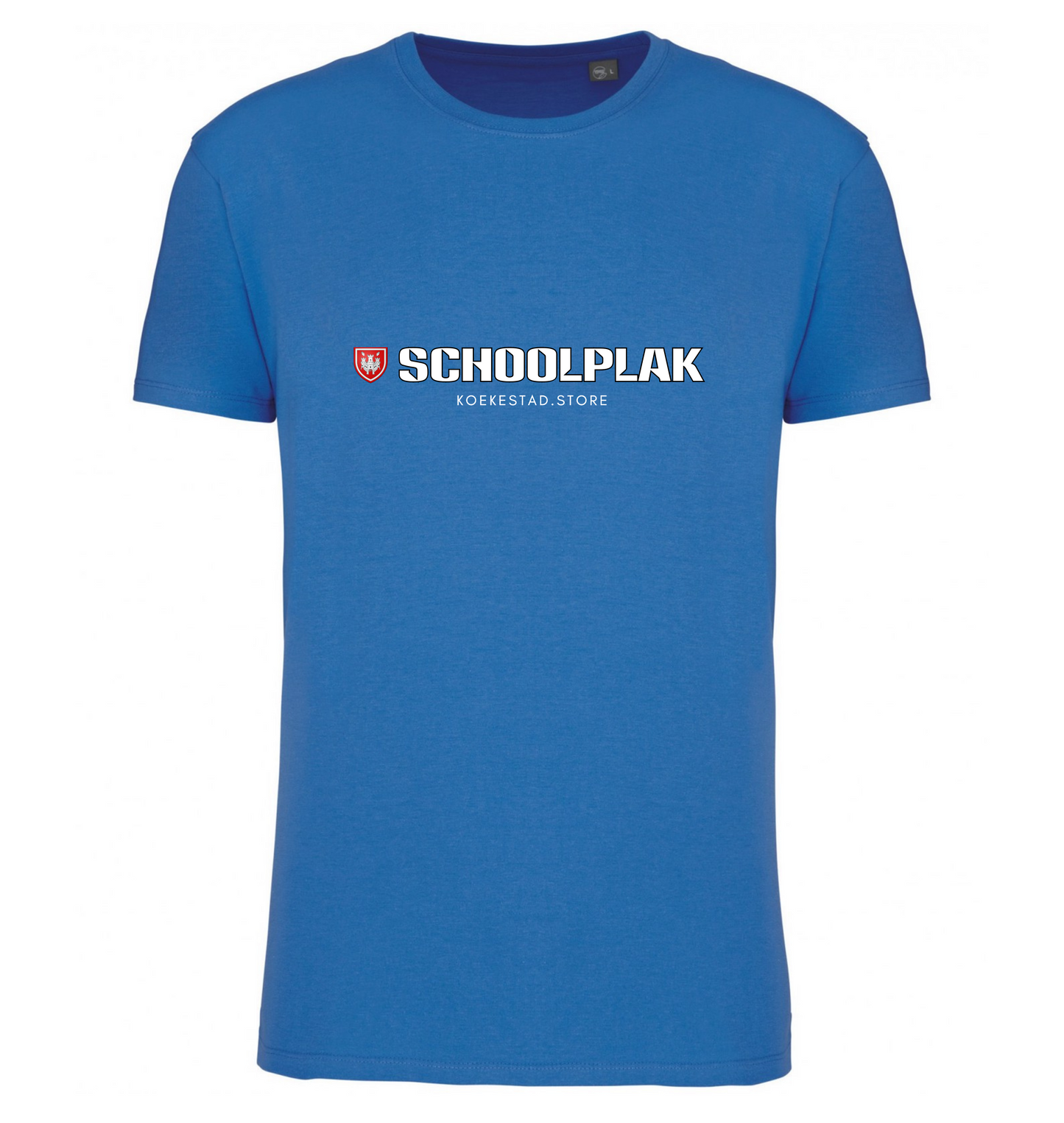 Premium T-Shirt - Schoolplak wijk - 100 % Biokatoen Unisex