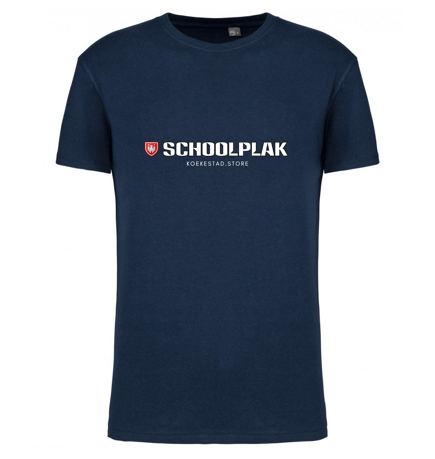 Premium T-Shirt - Schoolplak wijk - 100 % Biokatoen Unisex