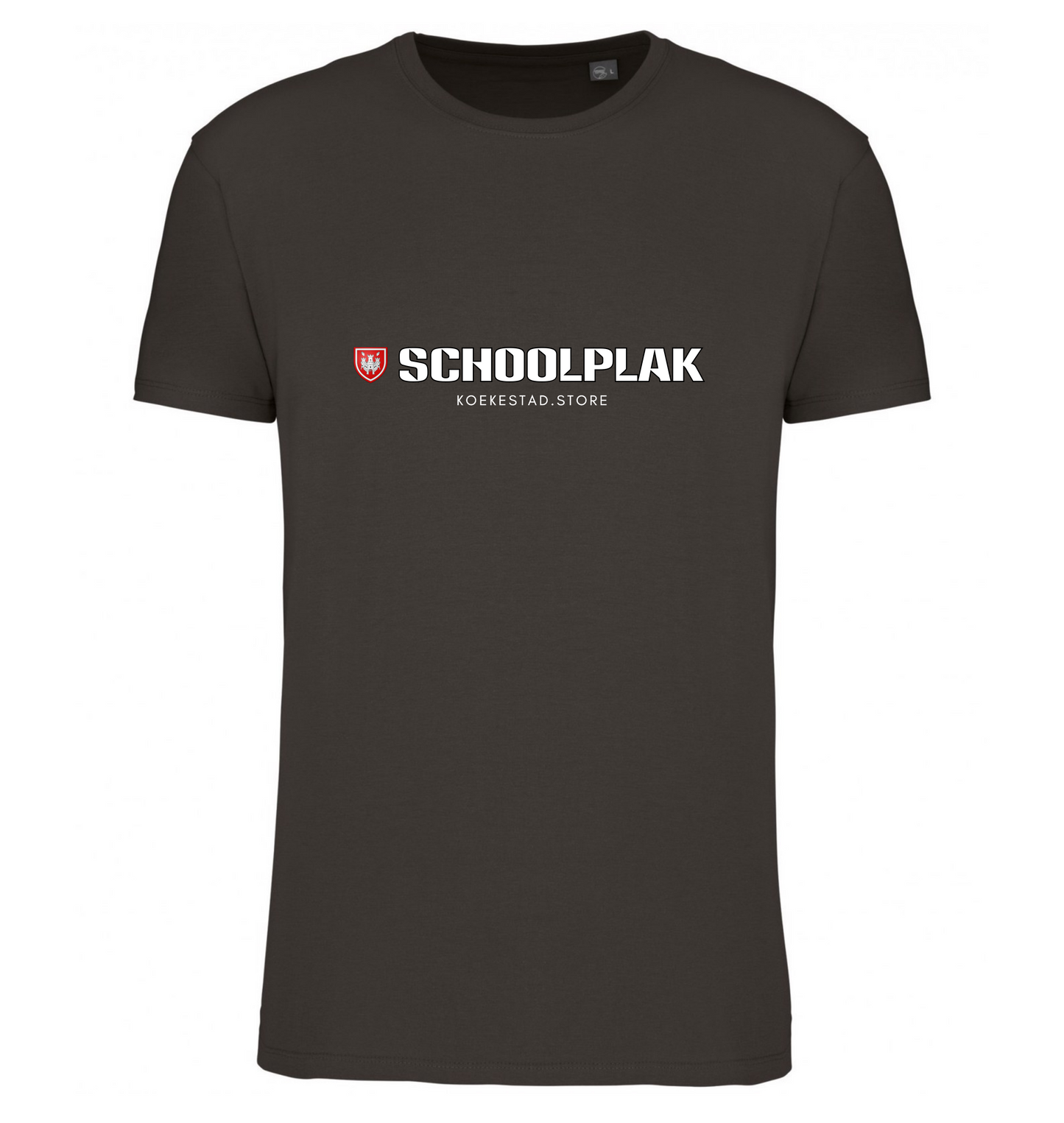 Premium T-Shirt - Schoolplak wijk - 100 % Biokatoen Unisex