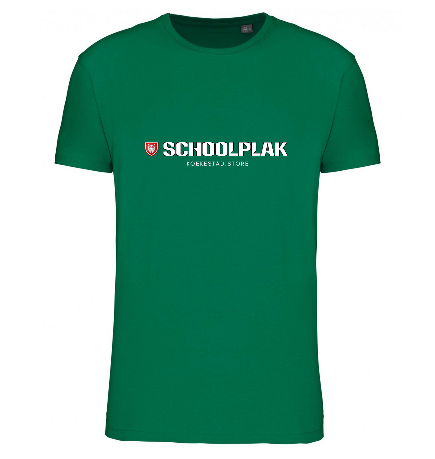 Premium T-Shirt - Schoolplak wijk - 100 % Biokatoen Unisex