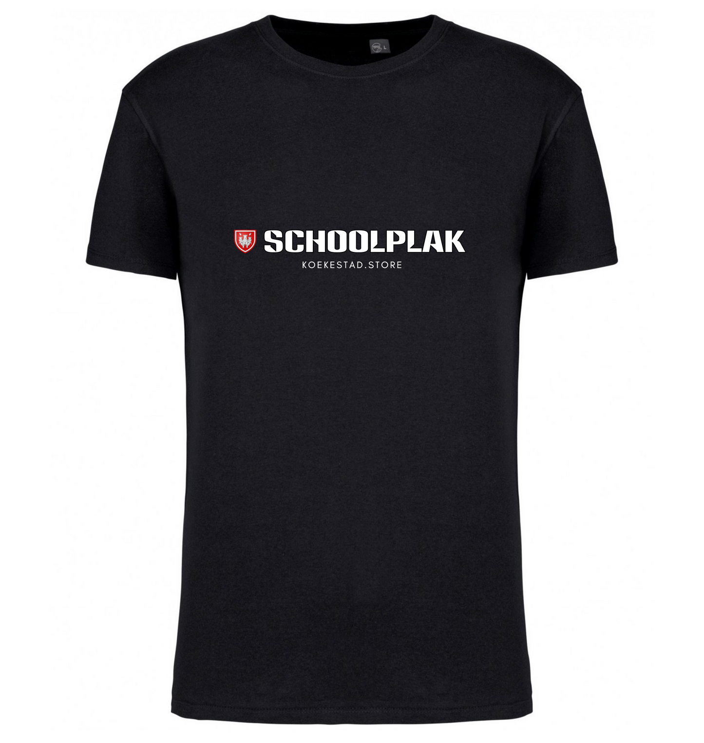 Premium T-Shirt - Schoolplak wijk - 100 % Biokatoen Unisex
