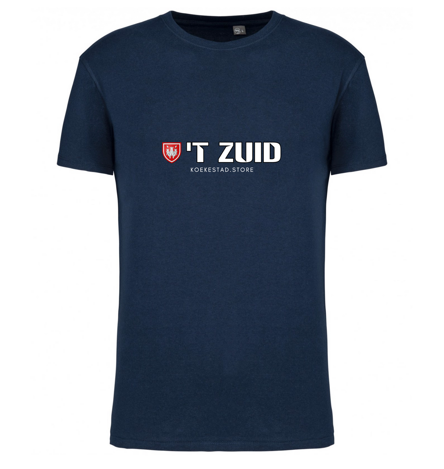Premium T-Shirt - T ZUID wijk - 100 % Biokatoen Unisex