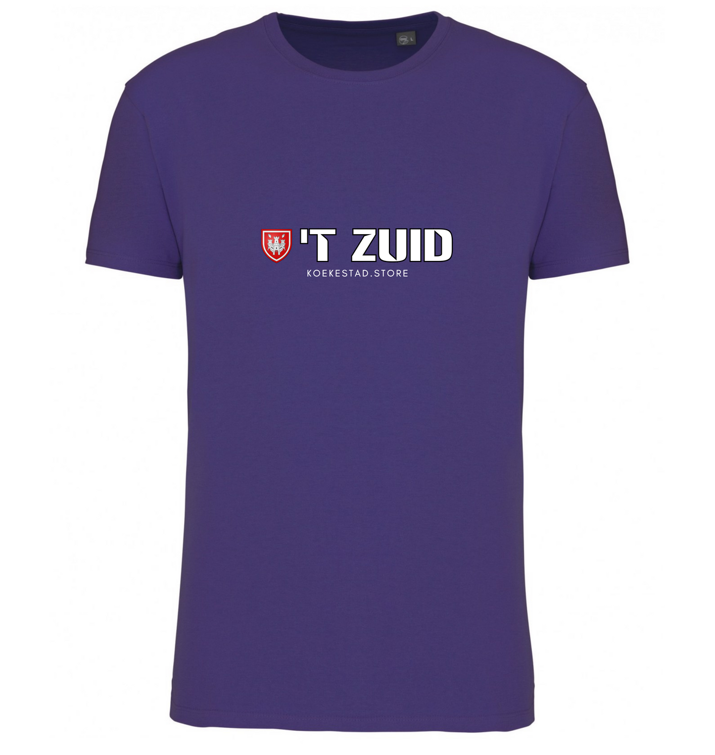 Premium T-Shirt - T ZUID wijk - 100 % Biokatoen Unisex