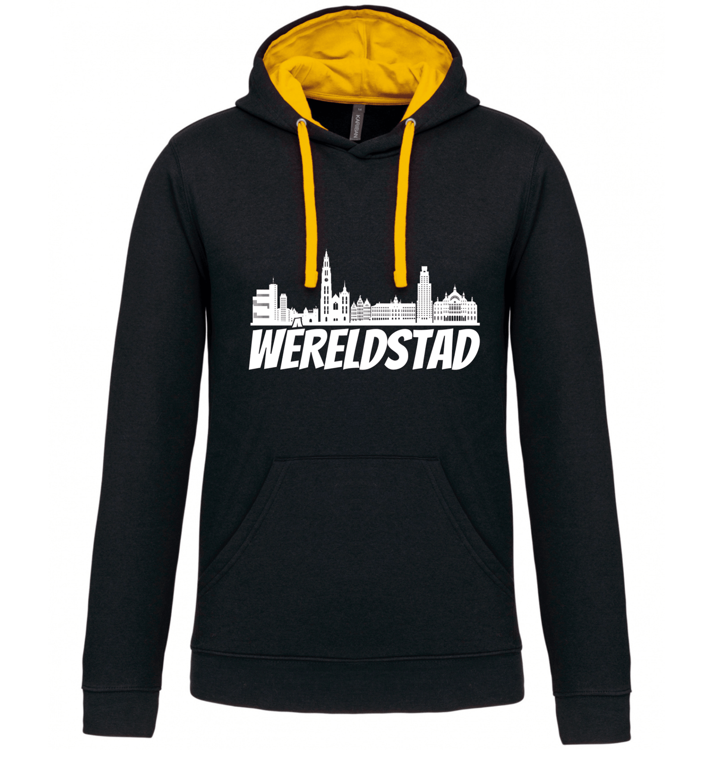 Hoodie Wêreldstad - Skyline Antwerpen