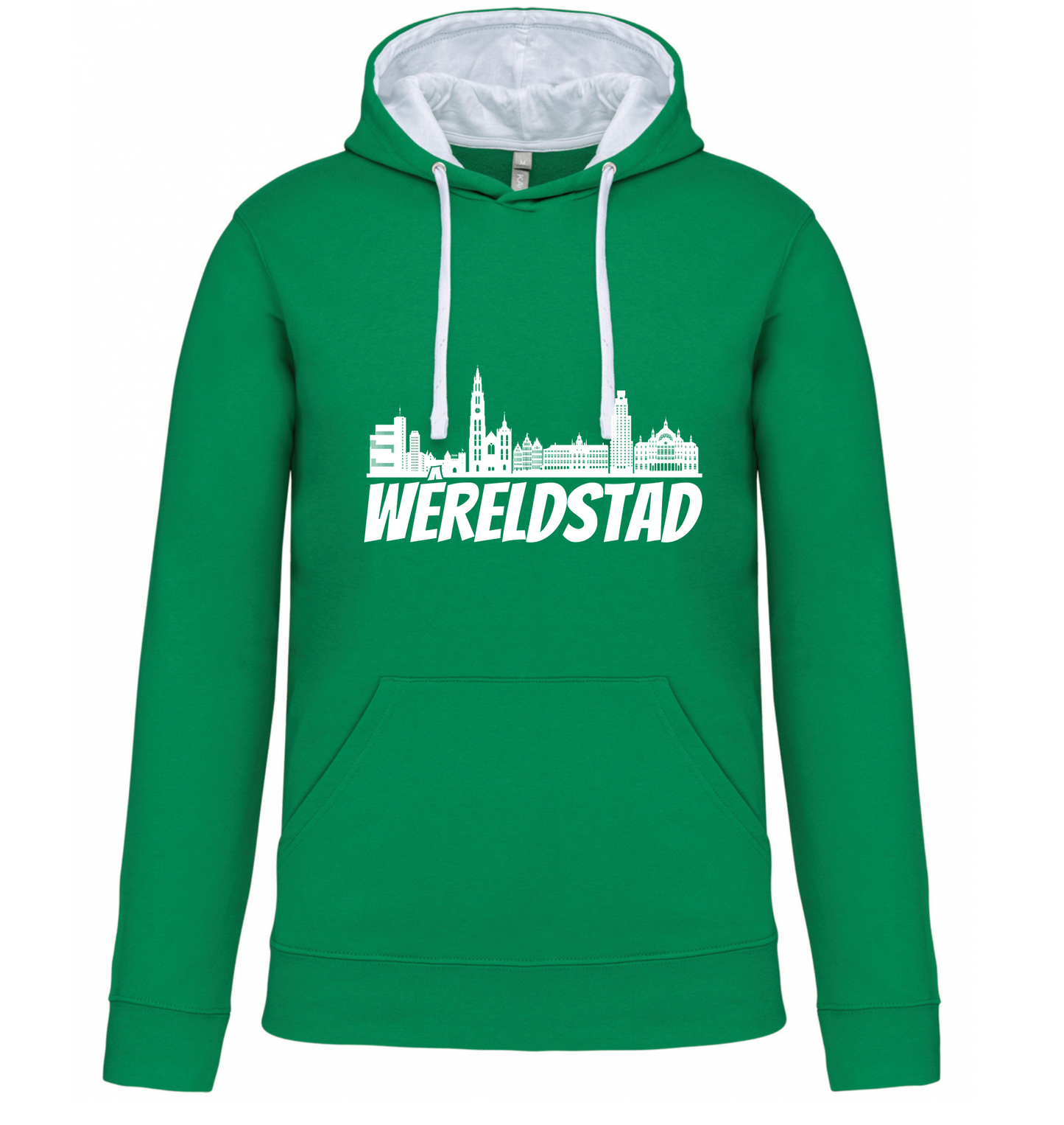 Hoodie Wêreldstad - Skyline Antwerpen