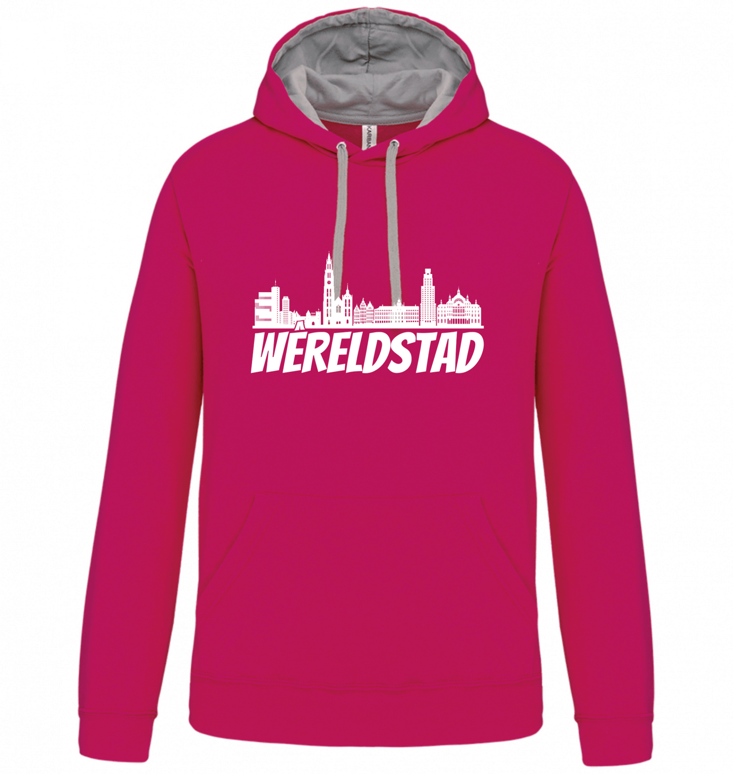 Hoodie Wêreldstad - Skyline Antwerpen