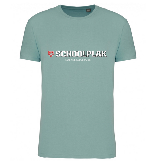 Premium T-Shirt - Schoolplak  wijk - 100 % Biokatoen Unisex