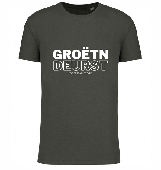 Premium T-Shirt - Groëtn Deurst - 100 % Biokatoen Unisex