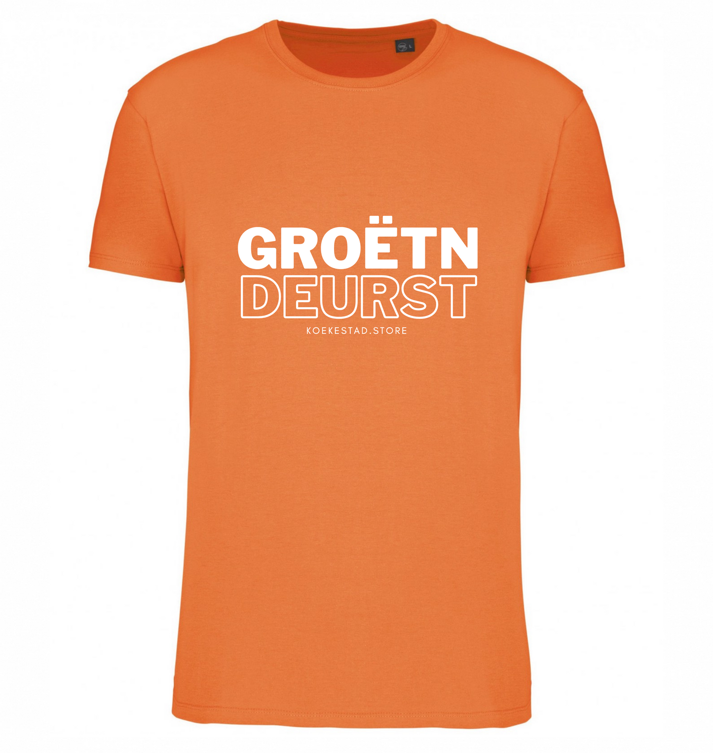 Premium T-Shirt - Groëtn Deurst - 100 % Biokatoen Unisex