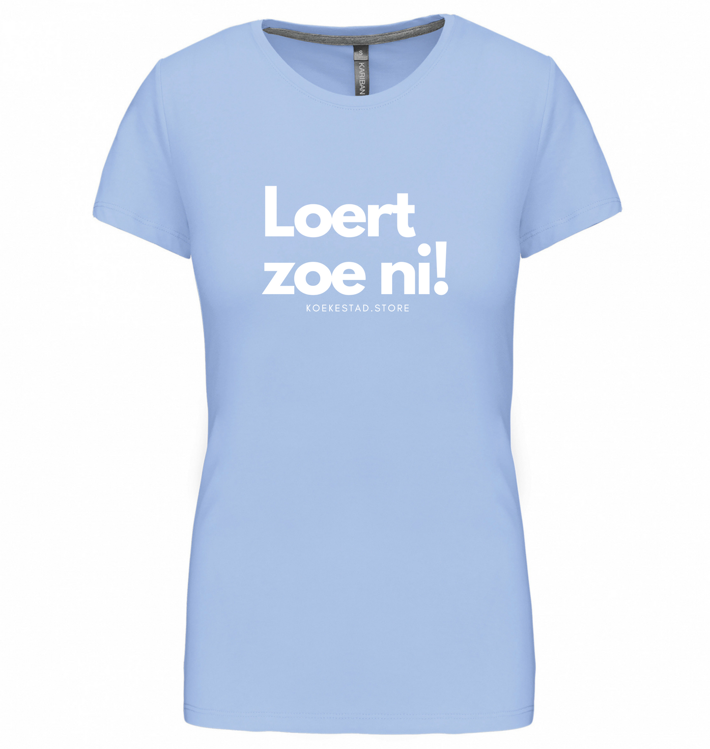 Premium Dames T-Shirt Loert zoe ni 2 - 100 % Biokatoen